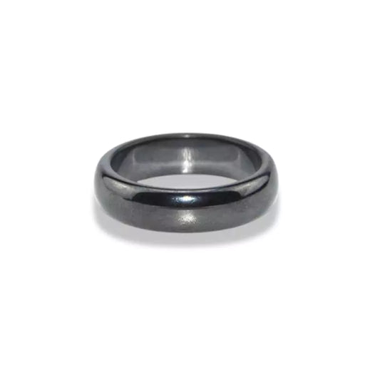bague magnétique hématite, cadeau lithothérapie pour homme et femme