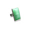 Bague Pierre aventurine ajustable, cadeau lithothérapie femme, homme et ados