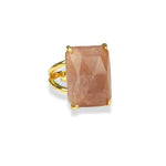 Bague Pierre de Soleil "Rectangle" - Vignette | Lithothérapie Naturelle