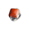 bague pierre jaspe rouge "Carré", cadeau homme, femme et ados