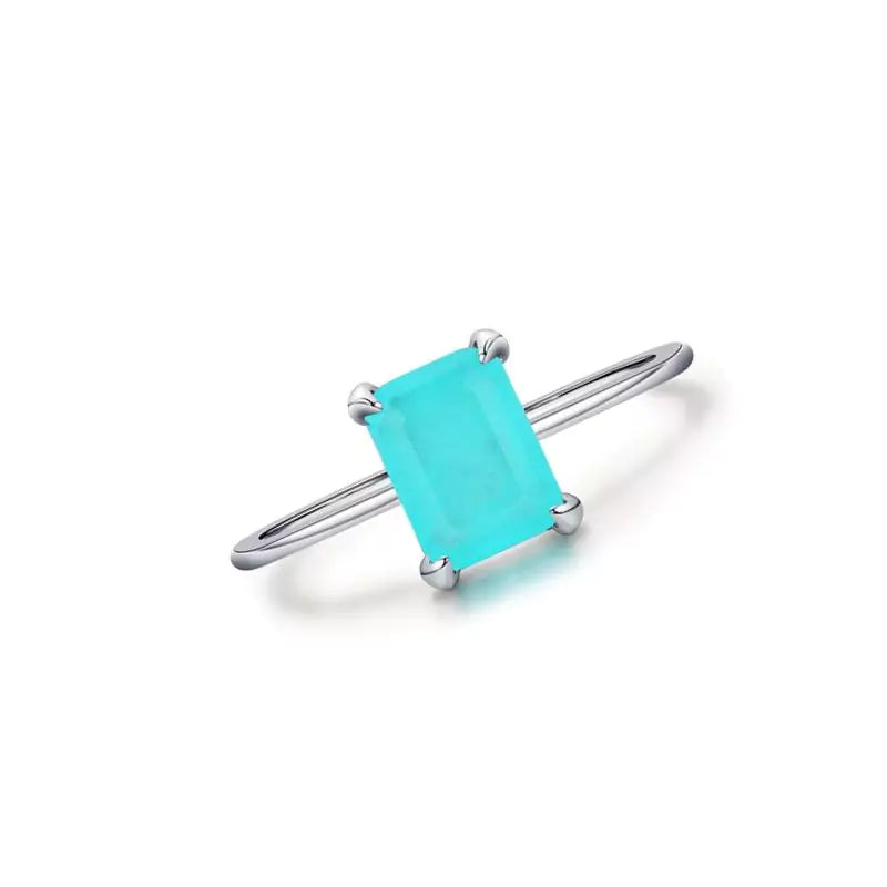 bague pierre tourmaline en argent "chic", cadeau de lithothérapie femme 