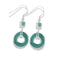 boucles d'oreilles jade vert argent 925, cadeau lithothérapie femme 
