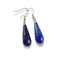 boucles d'Oreilles lapis-lazuli goutte, cadeau lithothérapie femme