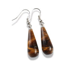 Boucles d'Oreilles Oeil de Tigre "Goutte" - Vignette | Lithothérapie Naturelle