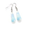 boucles d'Oreilles opale goutte, cadeau lithothérapie femme