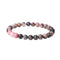bracelet "Bien-être" Perles Rhodonite 6 mm du Brésil, cadeau homme et femme