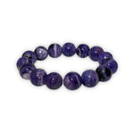 Bracelet Charoite Boules 12 mm - Vignette | Lithothérapie Naturelle