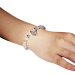 Bracelet "Cygnes" Perles de Sélénite - Vignette | Lithothérapie Naturelle