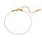 Bracelet "Délicatesse" Perles Pierre de jade blanc - 20 cm, cadeau femme