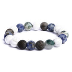 Bracelet Galaxie et Système solaire Perles 10 mm - Vignette | Lithothérapie Naturelle