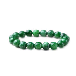 bracelet Jade Vert Boules 8 mm, cadeau lithothérapie homme ou femme