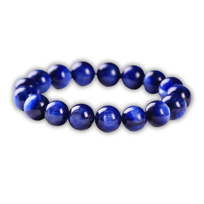 bracelet Kyanite Boules 10 mm, cadeau femme et homme
