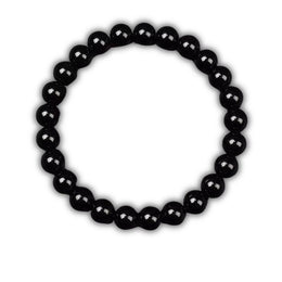 bracelet Onyx Boules 8 mm cadeau lithothérapie