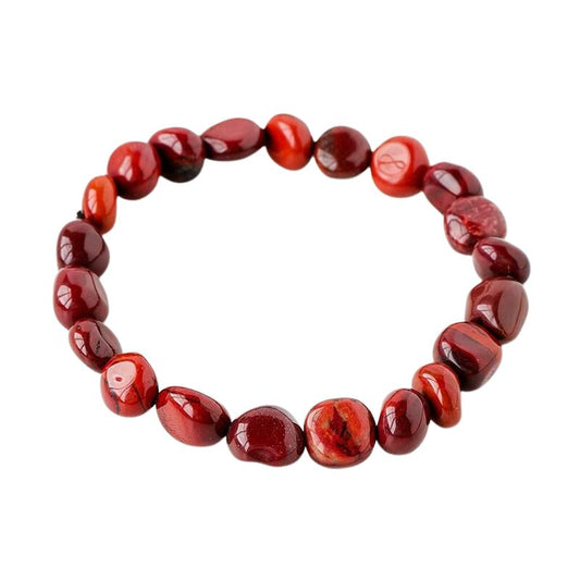 Bracelet "Pépites Sauvages" Jaspe Arc-en-ciel
