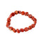 Bracelet "Pépites Sauvages" en pierres de Jaspe Rouge, cadeau homme ou femme pour fêtes