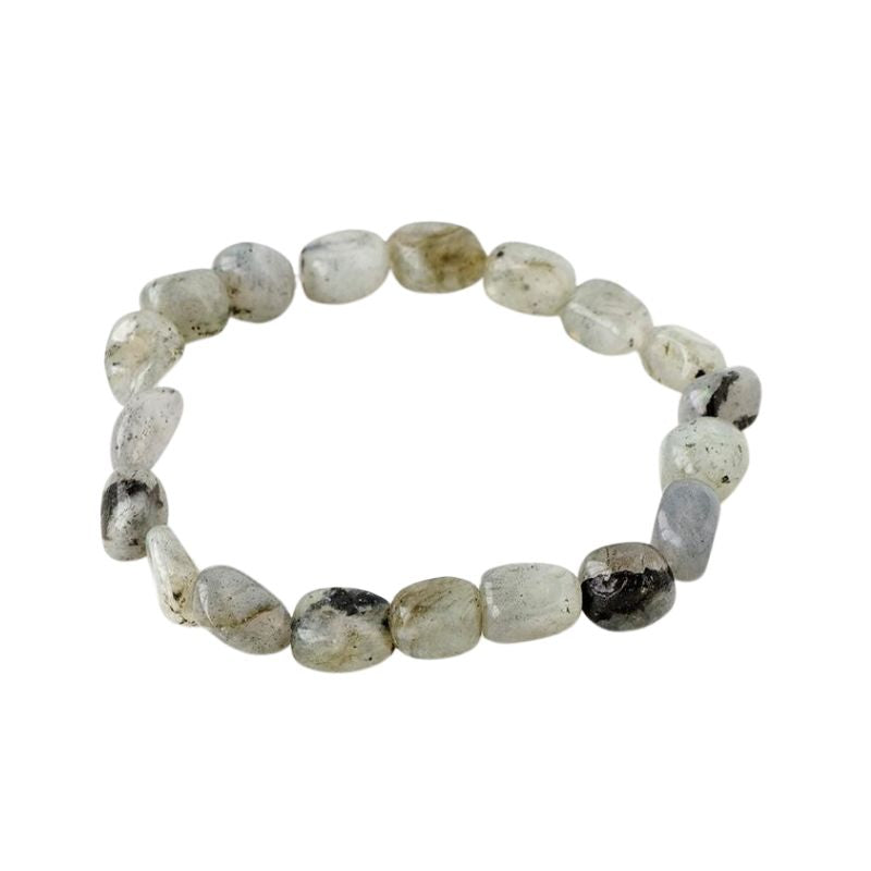 Bracelet "Pépites Sauvages" Labradorite, cadeau homme ou femme pour fêtes