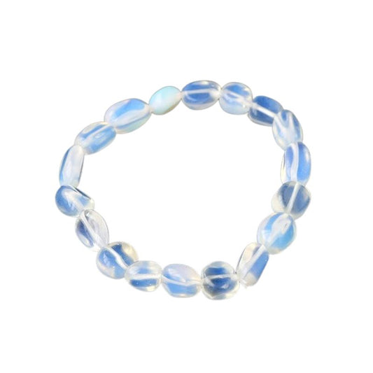Bracelet "Pépites Sauvages" en pierres d'Opale, cadeau homme ou femme pour fêtes