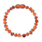 bracelet Pierre Ambre Brun, cadeau homme et femme pour fêtes