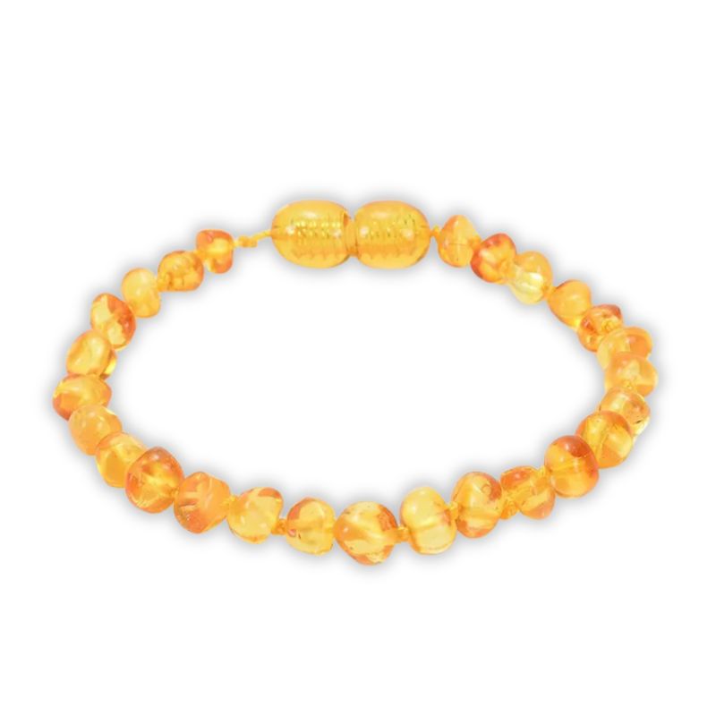 bracelet Pierre Ambre Royale 8 mm, cadeau homme ou femme