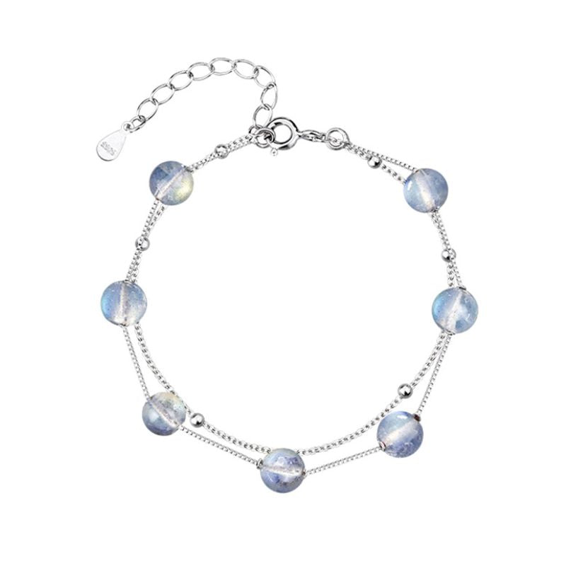 bracelet Pierre de Lune et Argent, cadeau
