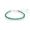 Bracelet pierres émeraude "allure", cadeau de lithothérapie pour homme et femme
