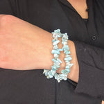 Bracelet Pierres Larimar 8 mm - Vignette | Lithothérapie Naturelle