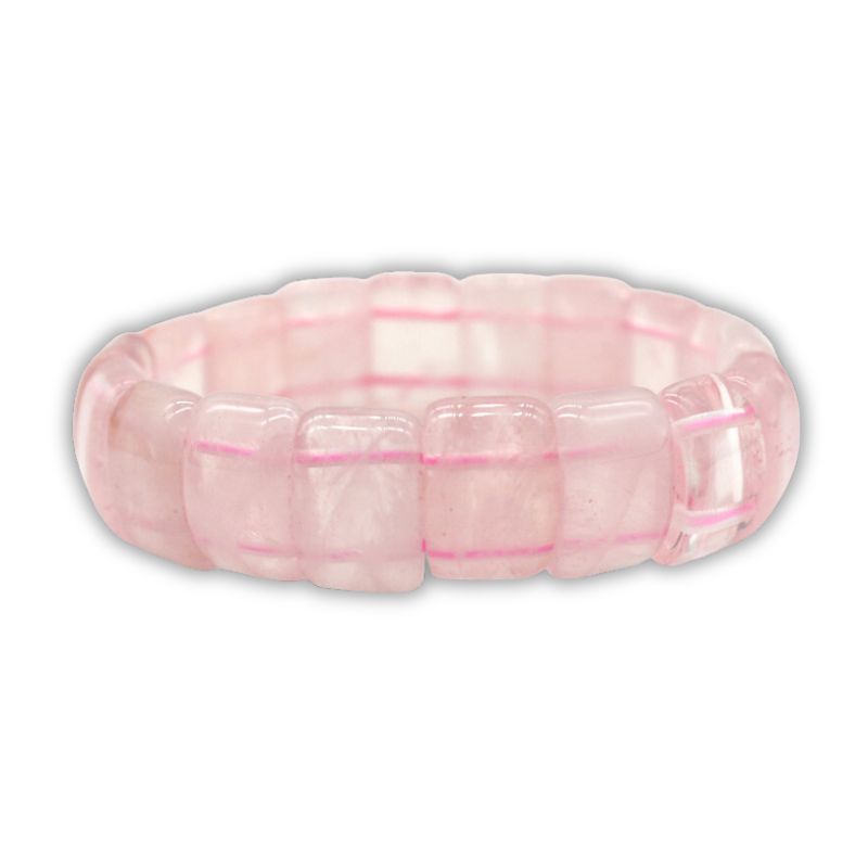 bracelet rock pierre kunzite, cadeau femme