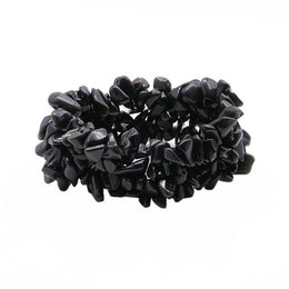 bracelet "Zen" Pierres Onyx, cadeau lithothérapie pour homme ou femme