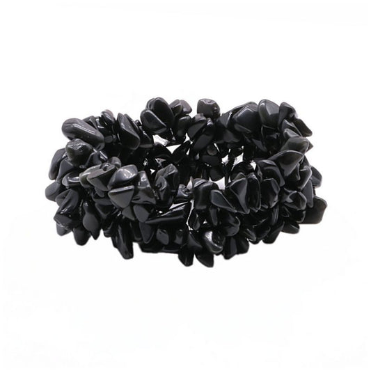 bracelet "Zen" Pierres Onyx, cadeau lithothérapie pour homme ou femme