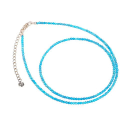 Collier perles apatite "secret", cadeau femme