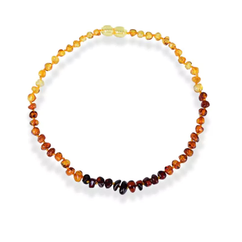 Collier pierre ambre arc-en ciel de baltique, cadeau lithothérapie homme, femm, ados et enfant
