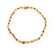 Collier pierre ambre multicolore de baltique, cadeau lithothérapie homme, femm, ados et enfant
