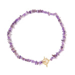 Collier Pierres Améthyste "Élégance" - Vignette | Lithothérapie Naturelle