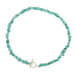 collier Pierres aventurine "Élégance", cadeau de lithothérapie