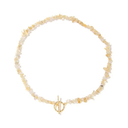 collier Pierres Citrine "Élégance", cadeau de lithothérapie