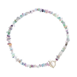 collier Pierres fluorite "Élégance", cadeau de lithothérapie
