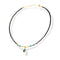 collier pierres Hématite et apatite "duetto", cadeau lithothérapie femme 