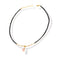 collier pierres Hématite et quartz rose "duetto", cadeau lithothérapie femme 