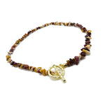 Collier Pierres Jaspe Mookaïte "Élégance" - Vignette | Lithothérapie Naturelle