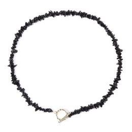 collier Pierres obsidienne "Élégance", cadeau de lithothérapie