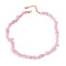 collier quartz rose réglable, cadeau lithothérapie homme, femme et ados