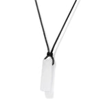 Pendentif " Rectangle" Cristal de Roche - Vignette | Lithothérapie Naturelle