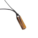 Pendentif " Rectangle" Oeil de tigre - Vignette | Lithothérapie Naturelle