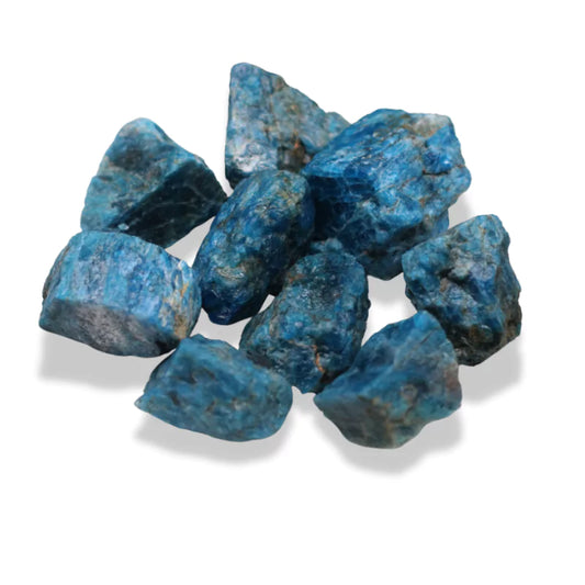 Pierres d'apatite brute, cadeau de lithothérapie
