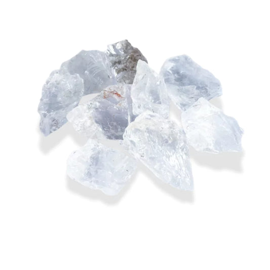 Pierres de cristal de roche brut, cadeau de lithothérapie pour homme ou femme