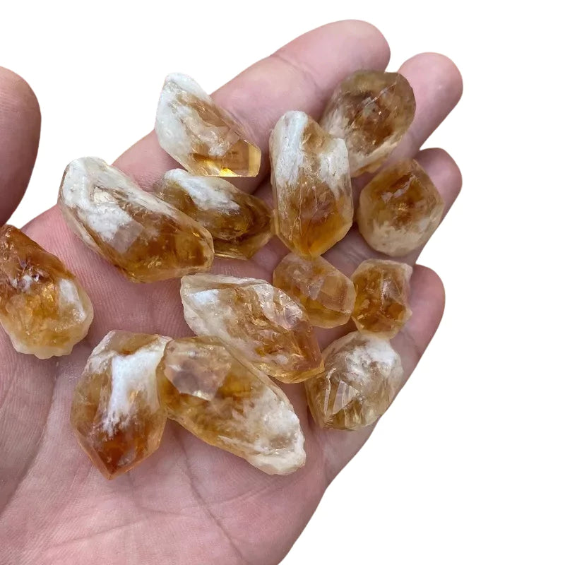 pierres cristallines de Citrine Brut de 100 grammes, cadeau de lithothérapie
