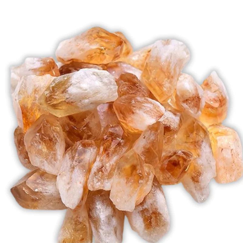 pierres cristallines de Citrine Brut, cadeau de lithothérapie