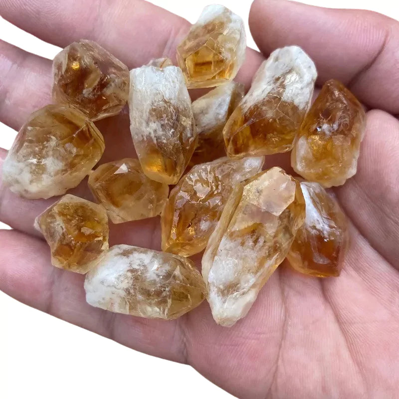 pierres cristallines de Citrine Brut de 1 kilogrammes, cadeau de lithothérapie