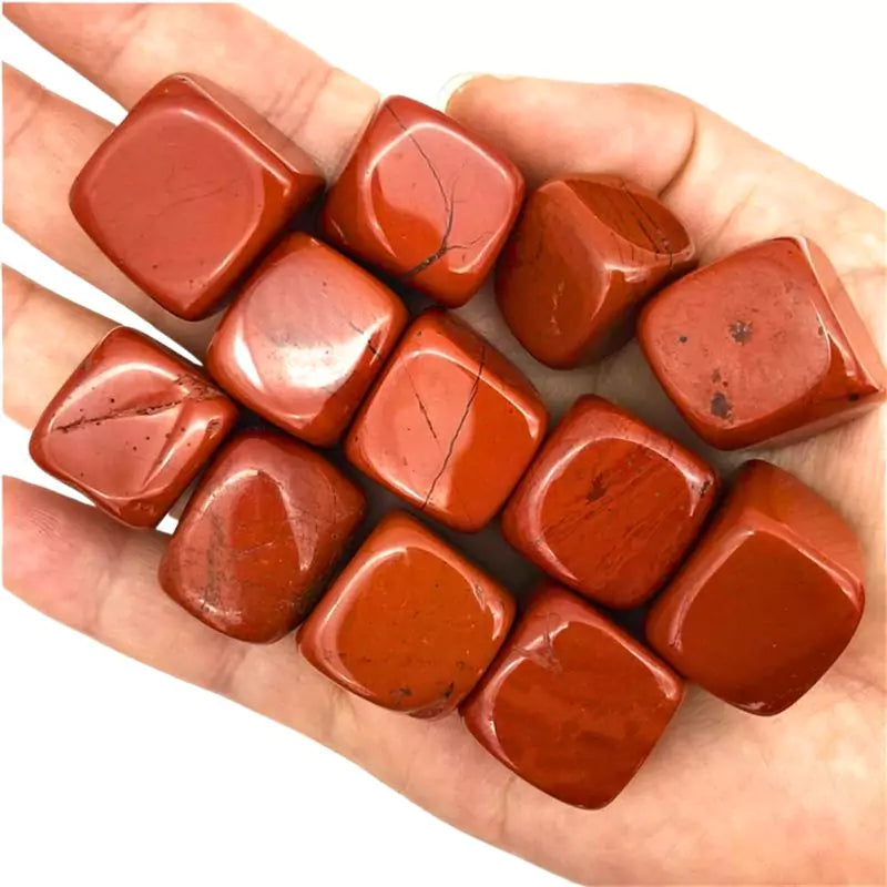 Pierres Roulées jaspe rouge, cadeau 