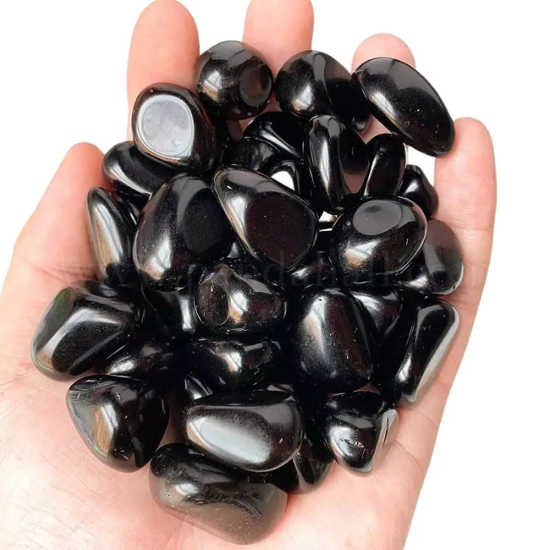 pierres roulées en Obsidienne, cadeau lithothérapie